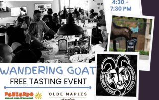 Wandering Goat tasting event at Corner Spot