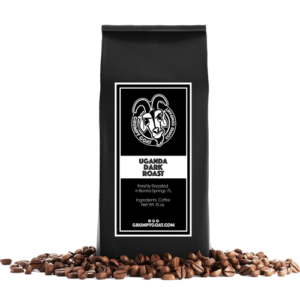 Uganda coffee beans by Grumpy Goat coffee