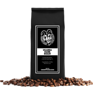 Uganda coffee beans by Grumpy Goat coffee