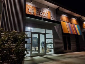 Grumpy Goat Coffee roastery storefront